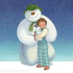 Snowman and Snowdog illustration