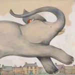 Image of an illustration of an elephant by Raymond Briggs