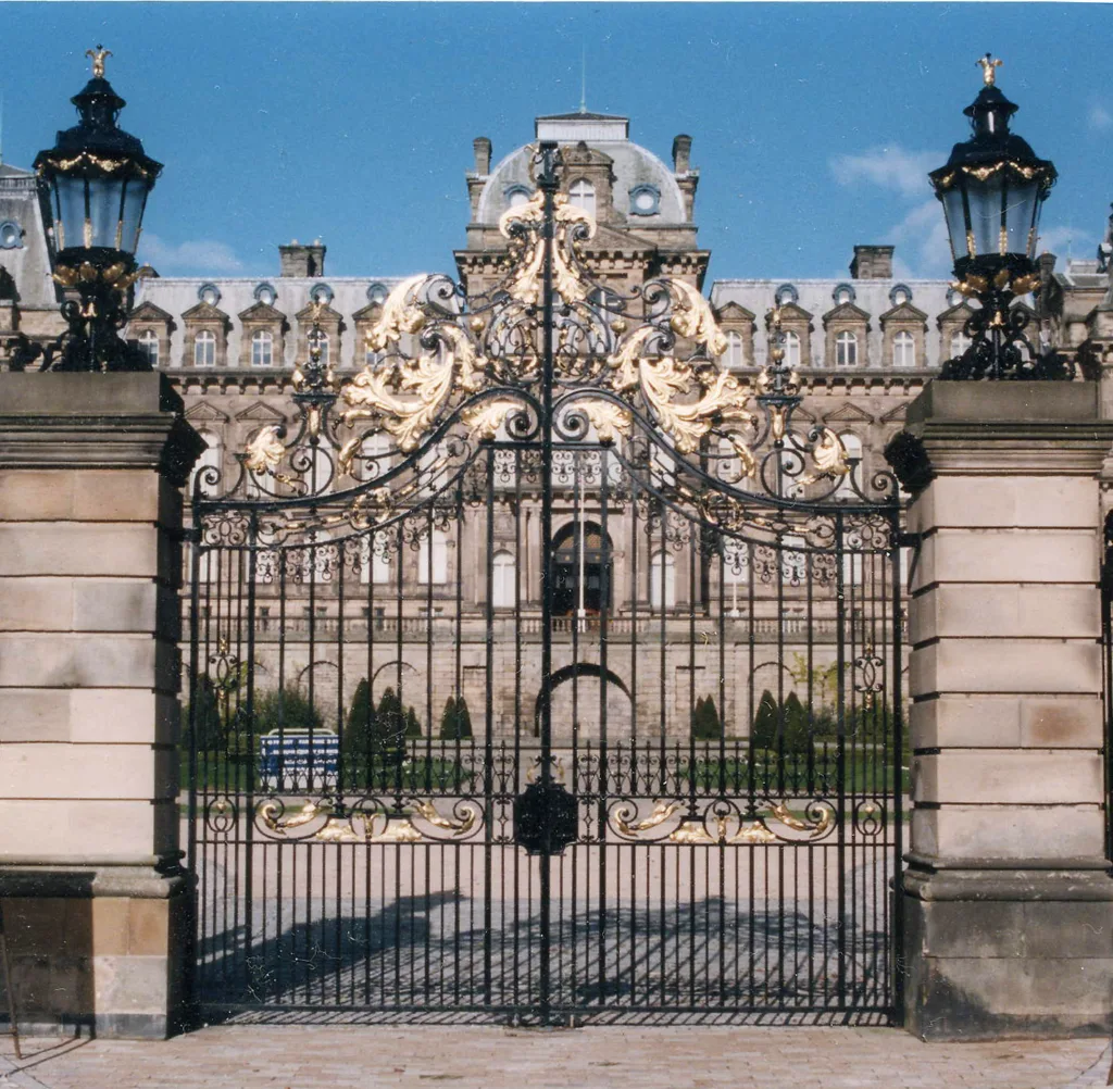 Image of The Bowes Museum gates