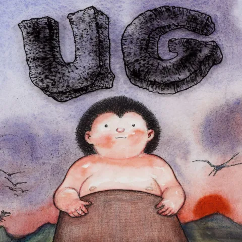 Detail of Ug illustration by Raymond Briggs