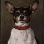 Painting of a dog