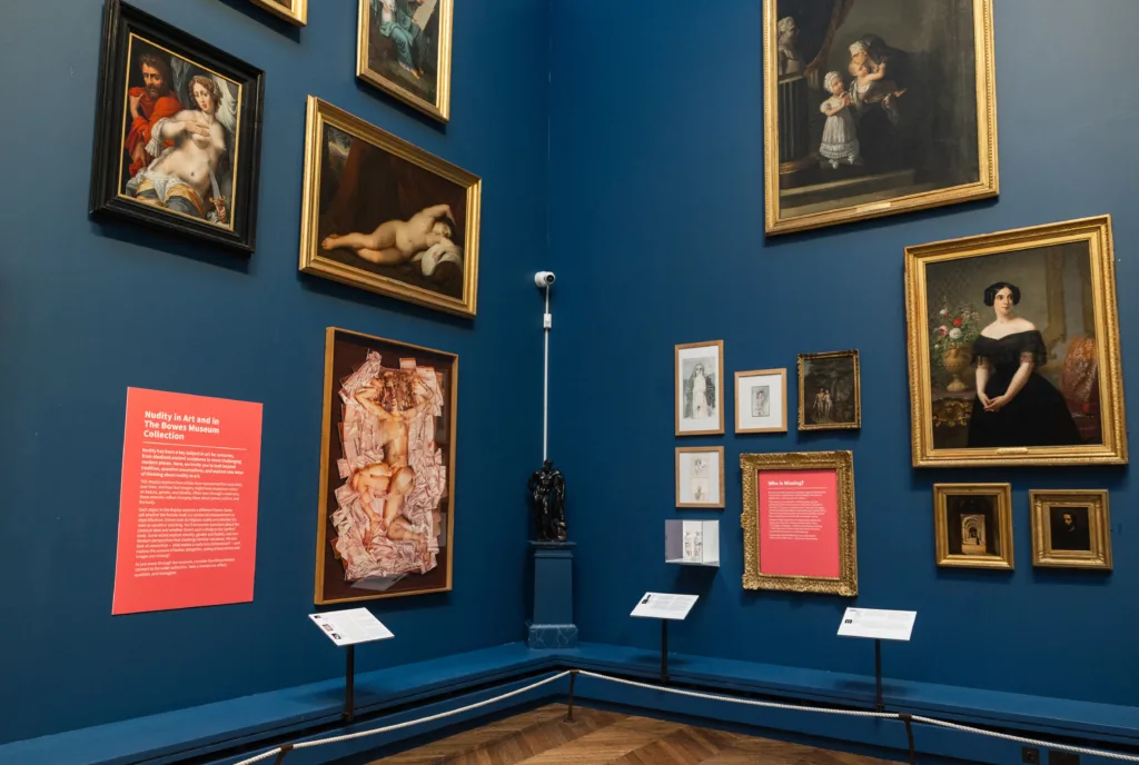 Not Just Nude display in the blue picture gallery.